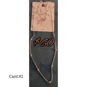 Collar perla espaciada