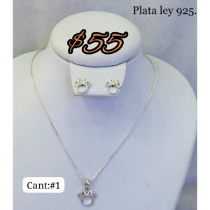 Collar plata figura