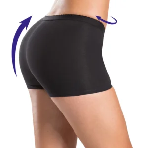 Bóxer Levanta cola De Mujer Latina Negro