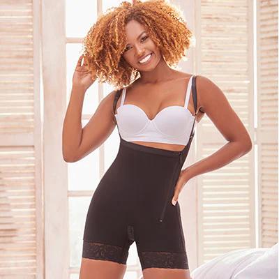 FAJA COLOMBIANA PIERNA CORTA CON CIERRE LATERAL Y PERINEAL 052 - Image 6